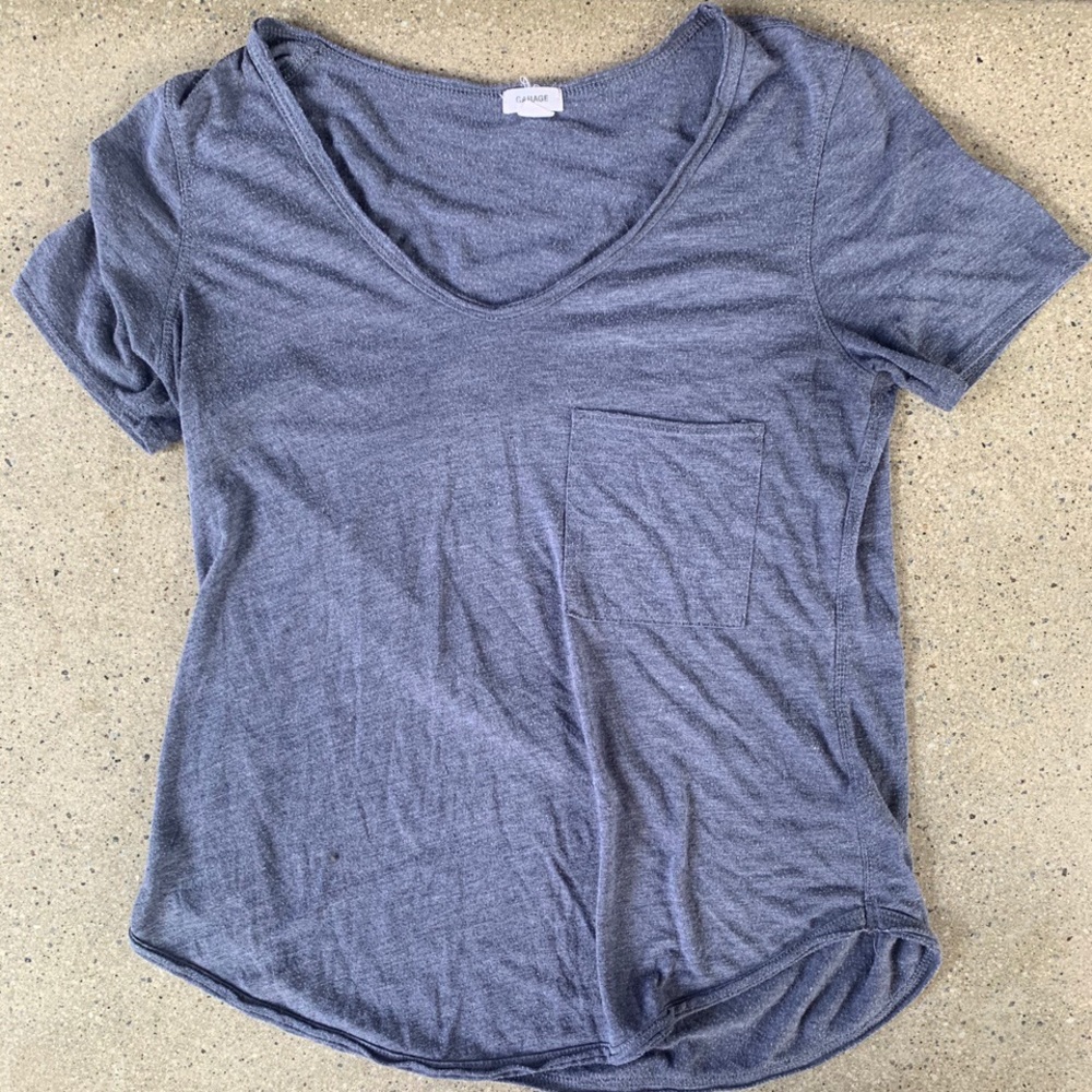 Blue V-Neck